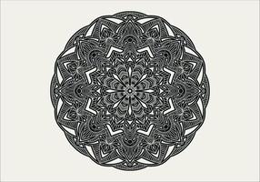 circulaire patroon in het formulier van mandala met bloem voor henna, mehndi, tatoeëren, decoratie. decoratief ornament in etnisch oosters stijl. schets tekening hand- trek vector illustratie.