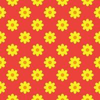 bloemen naadloze patroon. bloemenpatroon voor stof, babykleding, achtergrond, textiel, inpakpapier en andere decoratie. vector illustratie