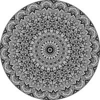 bloemenmandala. vintage decoratieve elementen. oosters patroon, vectorillustratie. islam, arabisch, indisch, marokkaans, spanje, turks, pakistan, chinees, mystieke, Ottomaanse motieven. kleurboek pagina vector