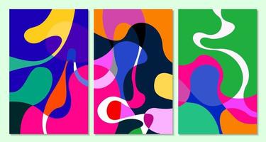 vector kleurrijk vloeistof abstract achtergrond voor zomer banier ontwerp