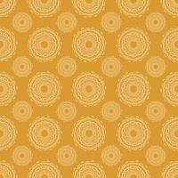 naadloos gember, oranje damast patroon. vector