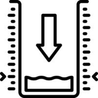 lijn icoon voor minst vector