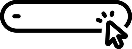 lijn pictogram voor knop vector