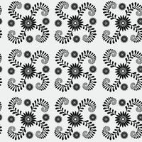 naadloos patroon ontwerp met bloem vector kunst werk