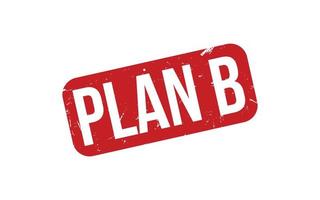 plan b rubber postzegel zegel vector