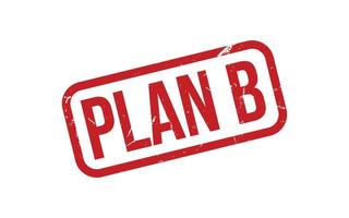 plan b rubber postzegel zegel vector