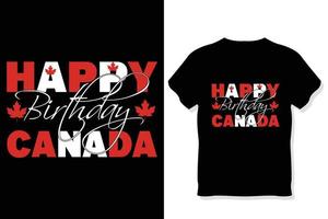 gelukkig Canada dag eh typografie t overhemd ontwerp ,Canada dag t overhemd , 1e van juli Canada dag vector