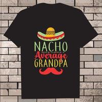 cinco de mayo t-shirt ontwerp, icoon, illustratie, grafisch vector