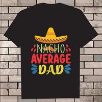 cinco de mayo t-shirt ontwerp, icoon, illustratie, grafisch vector