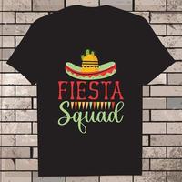 cinco de mayo t-shirt ontwerp, icoon, illustratie, grafisch vector