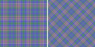 textiel plaid tartan. naadloos patroon kleding stof. vector structuur achtergrond controleren.