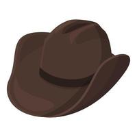 sheriff cowboy hoed icoon tekenfilm vector. western rodeo vector