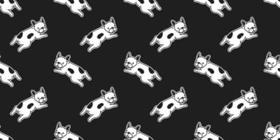hond naadloos patroon vector Frans bulldog mopshond hond speelgoed- puppy herhaling achtergrond behang