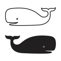 walvis vector karakter tekenfilm icoon logo dolfijn haai staart vin illustratie