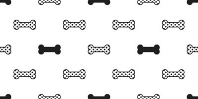 bot naadloos patroon vector hond bot geïsoleerd polka punt behang herhaling achtergrond