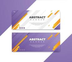 abstract banner modern ontwerp voor zaken vector