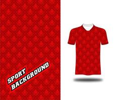 Jersey sport batik patroon vector