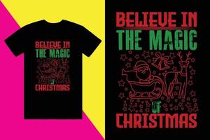 Kerstmis t-shirt ontwerp, modieus t-shirt ontwerp, de kerstman t-shirt ontwerp, vrolijk Kerstmis t-shirt vector