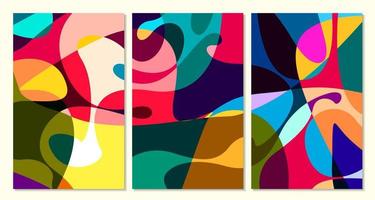 vector illustratie kleurrijk vloeistof en vloeistof abstract voor banier sjabloon