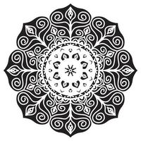 mandala patroon stencil abstract bloemen ornament vector