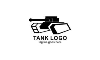 tank logo icoon ontwerp vector