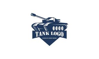 tank logo icoon ontwerp vector