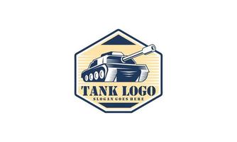tank logo icoon ontwerp vector