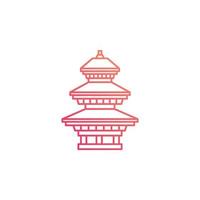 Nepal oriëntatiepunten vector voor website, ui essentieel, symbool, presentatie