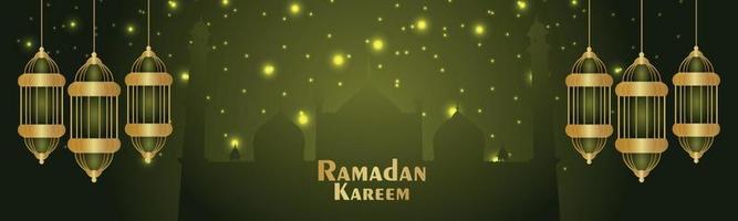 ramadan kareem of eid mubarak islamitisch festival vector