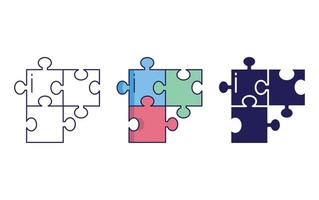 puzzel vector pictogram