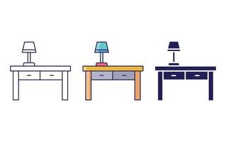 bureau vector pictogram