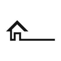 huis gebouwen logo en symbolen pictogrammen vector