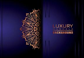 luxe mandala achtergrond sier, arabesk stijl met gouden arabesk patroon stijl. decoratief mandala ornament voor afdrukken, brochure, banier, omslag, poster, uitnodiging kaart vector