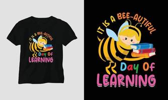 leraar dag t-shirt ontwerp concept gemaakt gebruik makend van typografie citaten, opleiding, appel vector