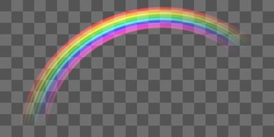 echte kleurrijke regenboog vector eps