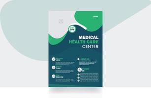 medisch gezondheidszorg zakelijke folder ontwerp sjabloon vector