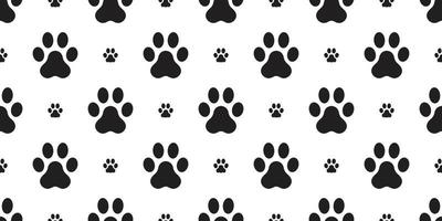 hond poot naadloos patroon vector Frans bulldog geïsoleerd behang achtergrond wit