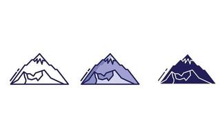 berg vector pictogram