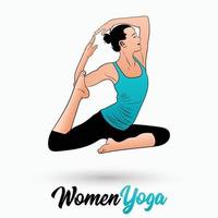 yoga-logo ontwerp vector