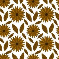 mooi bloemen naadloos patroon vector