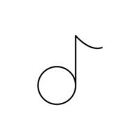 muziek- vector icoon illustratie