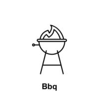 bbq vector icoon illustratie