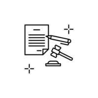 douane wet bedrijf vector icoon illustratie