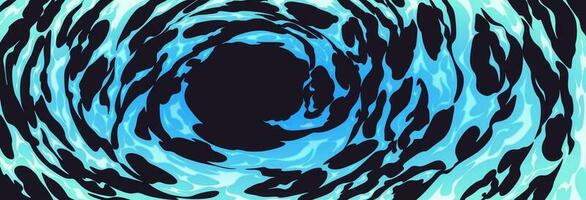 blauw brand effect, tekenfilm water comics achtergrond vector