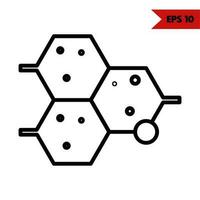 vorm wiskunde formule lijn icoon vector