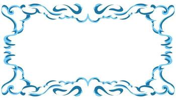 blauw abstract kader achtergrond illustratie vector