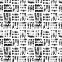 abstract achtergrond laten vallen beroerte hand- getrokken zwart en wit schaakbord monochroom patroon vector