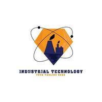 industrieel technologie logo vector