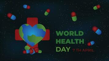 vector wereld Gezondheid dag achtergrond - 6
