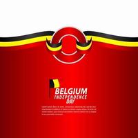 België onafhankelijkheidsdag viering vector sjabloon ontwerp illustratie